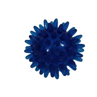 Massage-Igelball 50mm in transparent-blau