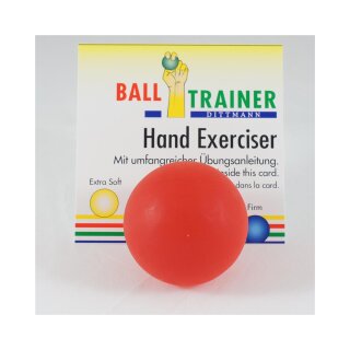 Gelball - Balltrainer in rot (soft)