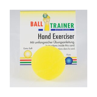 Gelball - Balltrainer in gelb (extra soft)